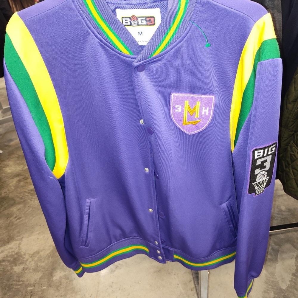 Purple and Yellow Mens Jacket